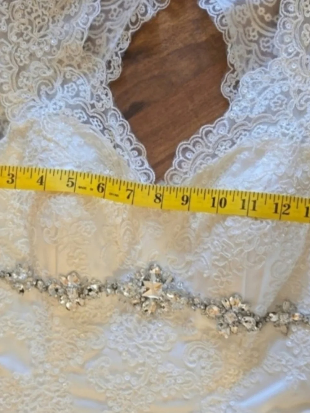 DaVinci Wedding Dress Size 8 - Picture 5 of 10